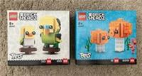 LEGO ~ BrickHeadz Budgie / Chick 40443 & Goldfish / Fry 40442 ~ New & Sealed