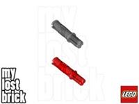 LEGO - Part 11214 - Technic Axle 1L with Pin 2L (SINGLE) +NEW +SELECT COLOUR/QTY