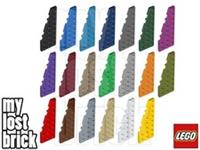 LEGO - Part 50305 - Left Wedge Plate / Wing 8x3 (SINGLE) + NEW + SELECT COLOUR