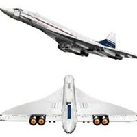 Concorde Plane Building Blocks Technical 105cm Model Educational Gift Toy