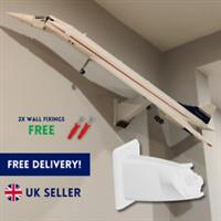 Wall Mount Bracket for LEGO Concorde Plane Aeroplane Airplane Angled Up Holder