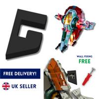 Wall Mount for Lego Star Wars Boba Fett's Starship 75312 Bracket + Screw/Plug UK