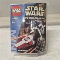 Lego Star Wars Mini Building Set Slave 1 & Jedi Starfighter 4487 New - Seal Worn