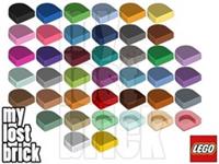 LEGO - Part 24246 - Half Circle Tiles 1x1(1/2) + NEW +SELECT COLOUR / QUANTITY