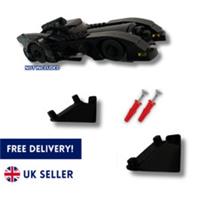 Wall mount stand LEGO Batmobile 76224 DC Batman bracket Collectors Display Angle