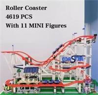 10261 MOC Roller Coaster with 11 Figures Building Blocks 4124pcs Creator Expert