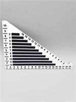 Measuring Triangle Ruler Sorting Tool for Lego - Similar to bb0342 / 852759