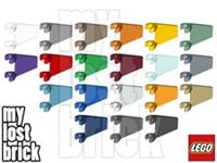 LEGO - Part 44676 - Flag 2x2 Trapezoid + NEW + SELECT COLOUR / QUANTITY