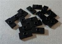 LEGO 15573 Plate 1x2 W/ 1 Knob Black x16 Pieces & Parts**