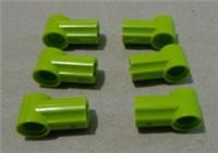 LEGO TECHNIC 6332867 - 32013 Axle & Pin Connector Angled Lime Green x6 **
