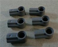 LEGO TECHNIC 6296856 - 32013 Axle & Pin Connector Angled Dark Stone Grey x6 **