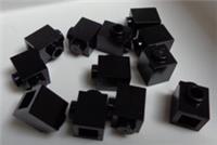 Lego Parts & Pieces 87087 - 4558954 Modified Brick 1x1 Black x12
