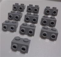 LEGO 99781 - 4654582 Bracket 1 x 2 Medium Stone Grey x10 Parts & Pieces **