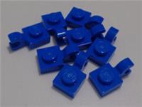 LEGO 61252 - 4520946 Plate 1x1 W Holder Vertical Blue x8