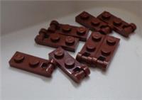 Lego 60478 Plate 1x2 with Handle Reddish Brown x8 Bricks & Pieces & Parts