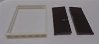 LEGO 80683 42205 City Train Door 3x6 & 1x6x6 Frame White/ Dark Brown x1