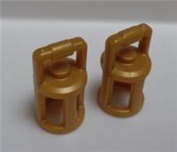 LEGO Parts & Pieces 37776 6283475 Lamp Gold x2