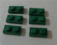 LEGO Pieces & Parts 3023 - 6013102 Plate 1X2 Earth Green x6 **