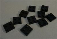 LEGO 3022 - 302226 Plates 2x2 Black x10 Bricks & Pieces & Parts**