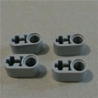 LEGO TECHNIC 6265089-60483 Beam 1X2 W/Cross And Hole Medium Stone Grey x4 **