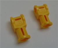 LEGO TECHNIC 4107800 - 32039 Catch With Cross Hole Bright Yellow x2**