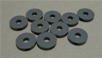 LEGO 15535/6055313 Round Tile 2x2 W Hole in Centre Dark Stone Grey x10 **
