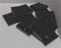 LEGO - 11212 - 6174917 Plates 3x3 Black x12 Bricks & Pieces & Parts