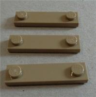 LEGO 41740 - 6257599 PLATE 1 x 4 WITH 2 STUDS Sand Yellow x3 **