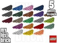 LEGO - Part 2419 - Wedge Plates 3x6 Cut Corners (Pack of 5) + NEW +SELECT COLOUR