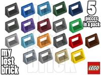 LEGO - Part 2432 - Tiles 1x2 with Handle (Pack of 5) + NEW + SELECT COLOUR