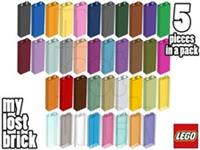 LEGO - Part 2454 - Bricks 1x2x5 (Pack of 5) + NEW + SELECT COLOUR