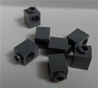 Lego Technic 4210639 6541 1x1 Studded Brick Beam Dark Stone Grey x7