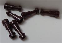LEGO Parts & Pieces 64644 - 45389850 Minifigure Telescope 1x1 Dark Brown x6