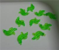 Lego Parts & Pieces Fire Flame 64647 - 37775 6323685 Clear Bright Green x10
