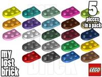LEGO - Part 3176 - Plates 3x2 with Hole (Pack of 5) + NEW + SELECT COLOUR