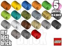 LEGO - Part 18654 - Technic Pin Connectors Round 1L (Pack of 5) +NEW +SEL COLOUR