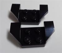 Lego 41854 Plate Car Mudguard with Flared Wings 2x4 Black x2