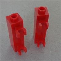 Lego Part 42944 60583 4563682 Brick 1x1x3 With 2 Clips Red x2