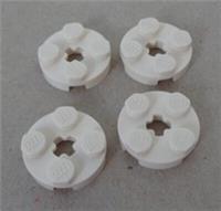 Lego 403201 - 4032 2x2 Round Plate with Axle Hole White x4*