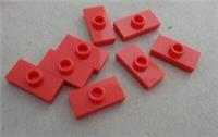 LEGO Bits 15573 6092565 Plate 1x2 W/ 1 Knob Red x8 Pieces & Parts**