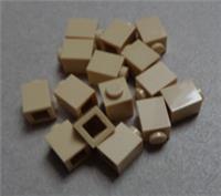 Lego Pieces & Parts 3005 - 6057986 1x1 Brick Tan x15