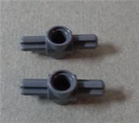 LEGO TECHNIC 6167281 - 27940 Beam 1 W/2 Cross Axles 180 deg Dark Stone Grey x2