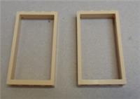 LEGO Bits 60596 6262949 Door Frame 1x4x6 Tan x2