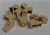 LEGO Spare Parts 78666 Arch 1 x 2 Inverted Tan x12
