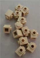 LEGO Spares 26604 - 6175968 Brick 1 x 1 With Studs On 2 Sides Tan x13**