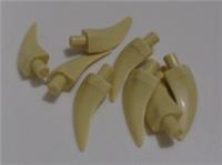 Lego 87747 6314377 Large Barb Claw Horn Tooth Tan x8 Parts & Pieces