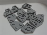 LEGO 26601 Wedge Plate 2x2 Cut Corner Medium Stone Grey x12 Pieces & Parts**