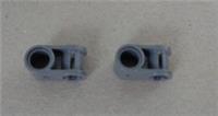 LEGO TECHNIC 6536 - 6261374 cross block 90 axle/pin Dark Stone Grey x2 **