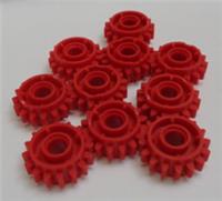 LEGO TECHNIC 18946 6100930 Gear Wheel 16 Teeth Red x10