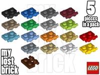 LEGO - Part 2540 - Plates 1x2 with Bar Handle (Pack of 5) + NEW + SELECT COLOUR